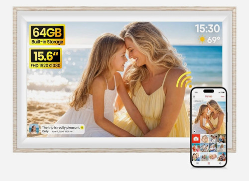 Digital photo frame - 15.6'',